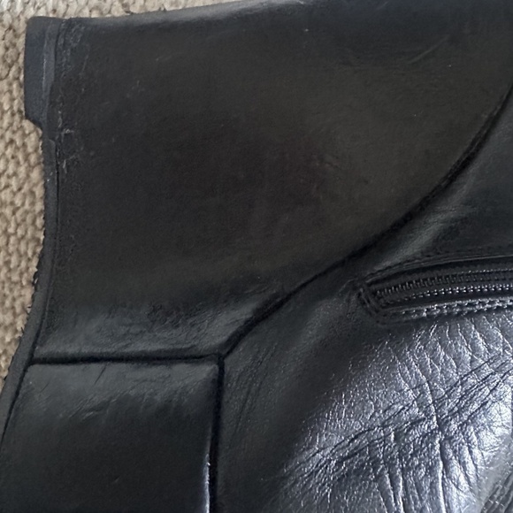 Alaia Vintage Wedge Booties, blk leather, 39 - Picture 5 of 10